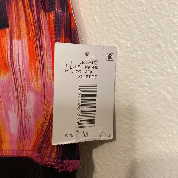 Josie Natori Longline Sports Bra with Adjustable T Back/ Adjustable Crop Tank - Picture 5 of 7